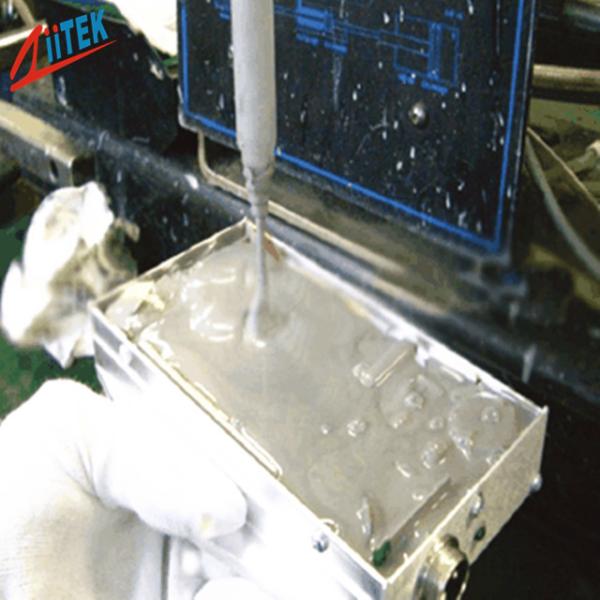 Alta conductiva térmica Dos componentes Silicona para macetas para transformador de control industrial