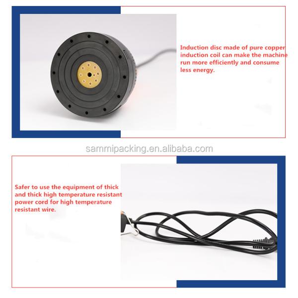 Portable Electric Induction Sealing Machine Manual Aluminum Foil for 20-100mm Plastic Glass Bottles Wood Carton Low Price