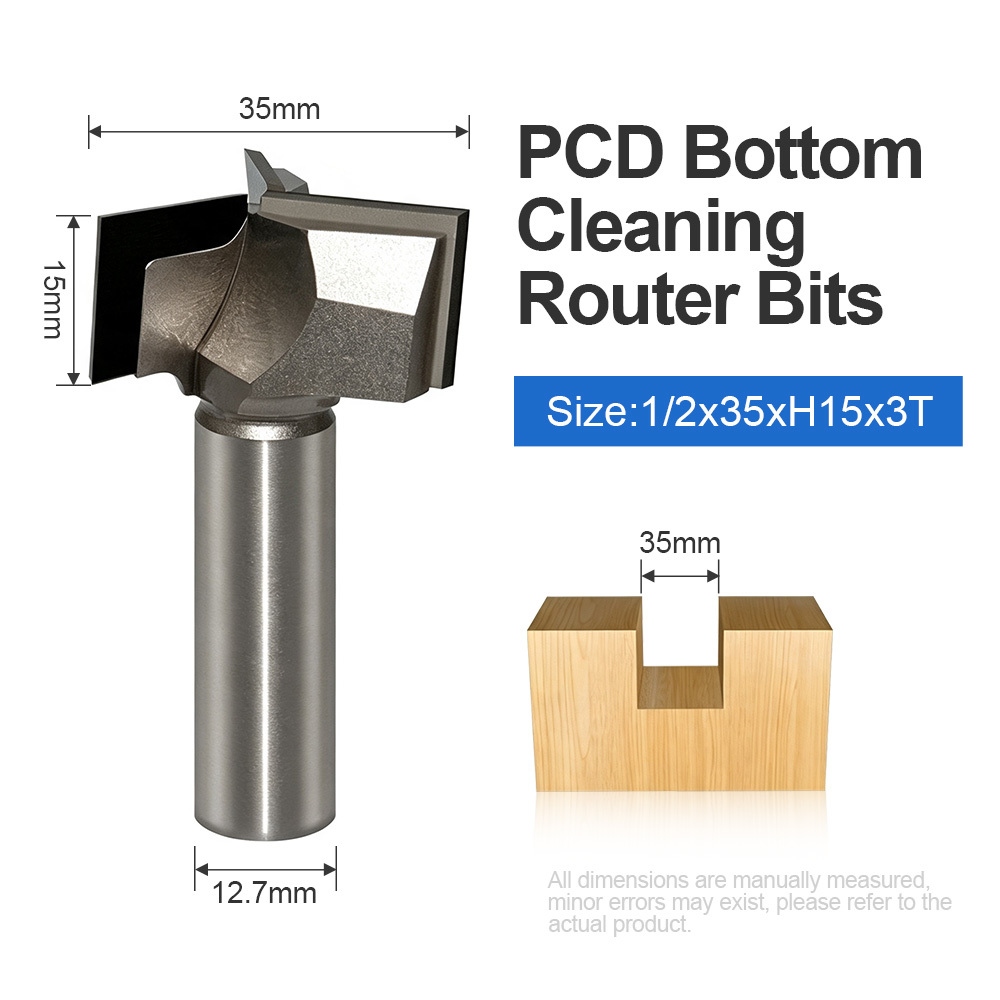 PCD Router Bit Diamond Cleaning Bottom End MillWoodworking Cutter Slotter CNC Machine EngravingToo