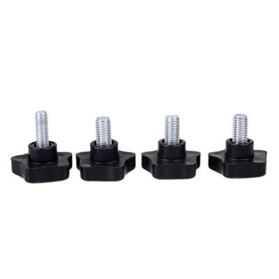 Bakelite hand-tightening screw，Plastic screw-on handel