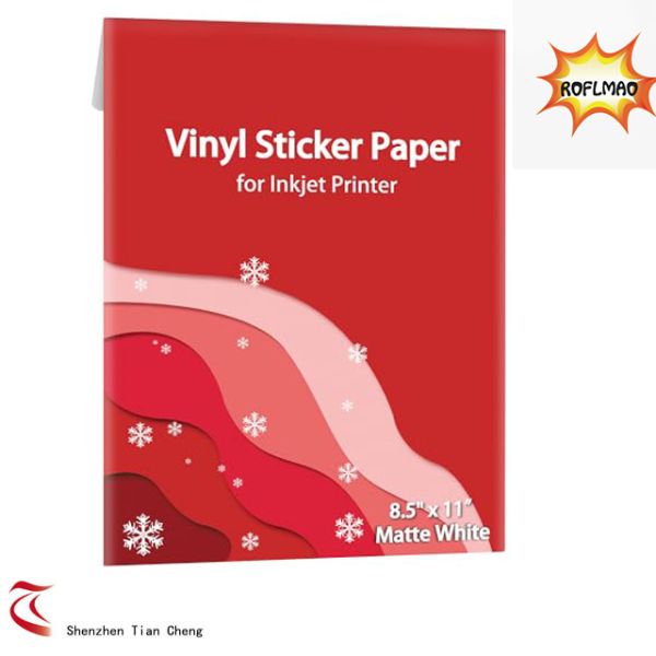 A4 Size Sticker Paper Matte Writing Labels - Office Handwriting Identification