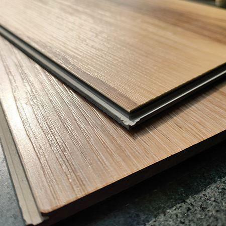 Suministro de revestimiento de madera real SPC con sistema de clic avanzado y núcleo rígido SPC