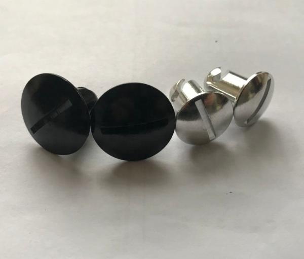 Propósito universal 5/16*7/16*3/8 pulgadas agarre cuartos botones de giro DZUS OE NO. Negro/Plata para reemplazar/reparar