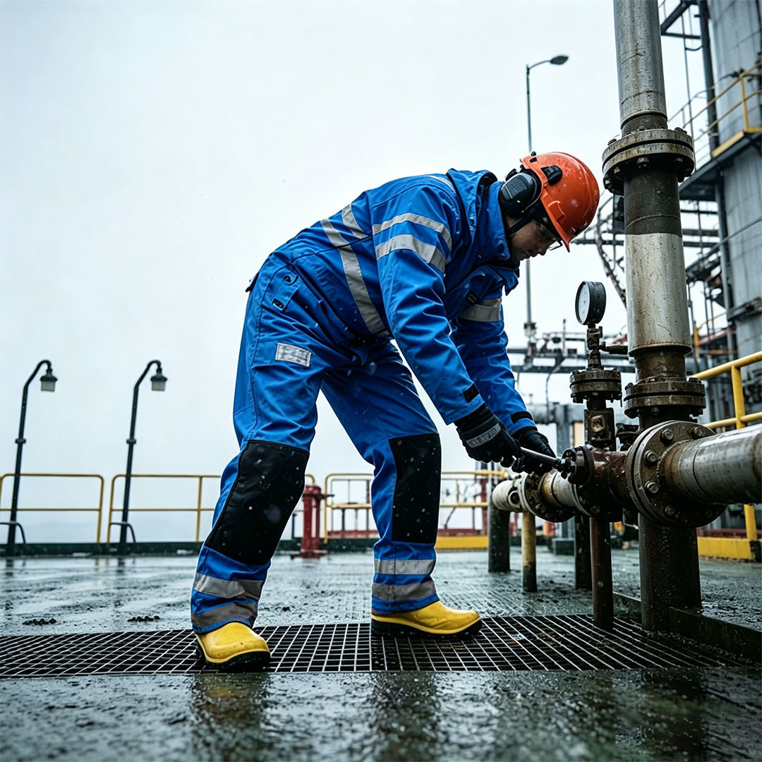 High Pressure Protective Work Clothes Impact Resistant Working Overalls With Adjustable Hood