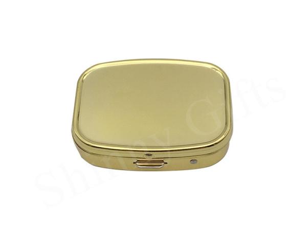 Wholesales Pill Box Metal Pill Box ECO Friendly Travel Pill Storage Box Customized Logo
