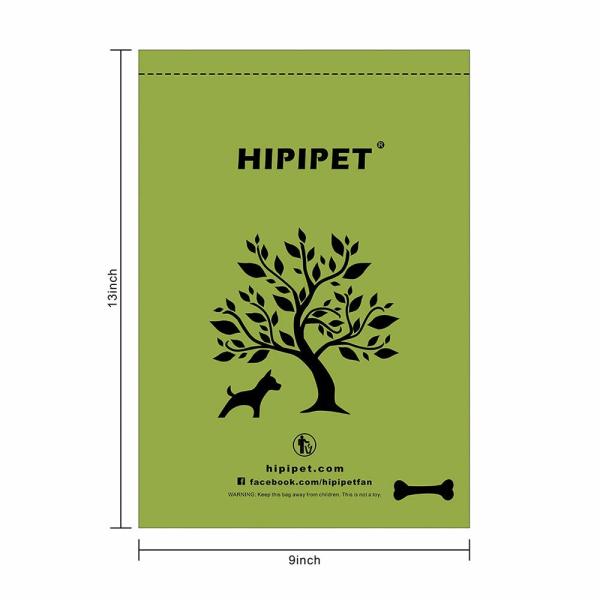 Eco Friendly Compostable Dog Waste Bags , 100% Biodegradable Plastic Dog Bags