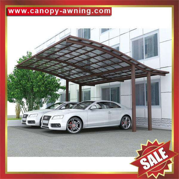 outdoor backyard aluminium polycarbonate parking carport garage car shelter canopy awning for sale