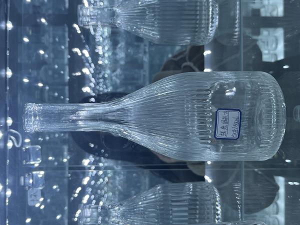 Bebidas garrafa de estampagem quente para licor vazio vodka rum gin conhaque uísque copo de água
