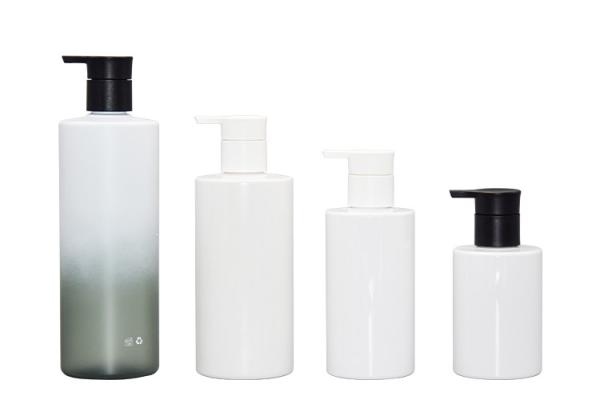 Injection Molding Matte Lotion Pump Bottle PCR PET For Skin Care 150ml 200ml 400ml