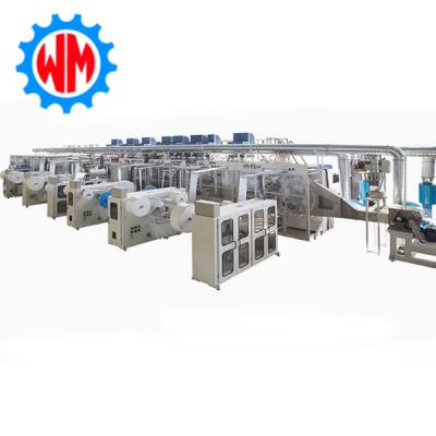 380V/50Hz PLC  Pull Up Baby Diaper Machine For Improved Production Efficiency