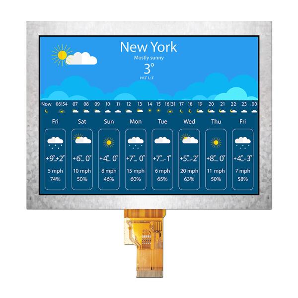 Affichage HX8282A HX8695 TFT-H080A2XGTHX3N40 de 8 de pouce 1024x768 de couleur IPS TFT de contact