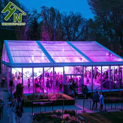 200 1000 People Outdoor Glass Marquee Tent Hall With Clear Door CE Certificate