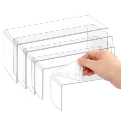 Shoes Models Acrylic Riser Perspex Display Stand Tabletop Display Risers Perfume