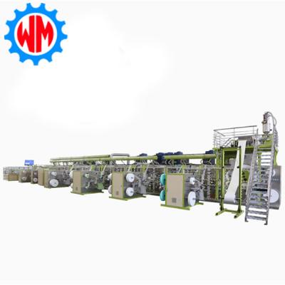 Full Automatic Full Servo Baby Diaper Production Line 380V 50Hz 4 Phase