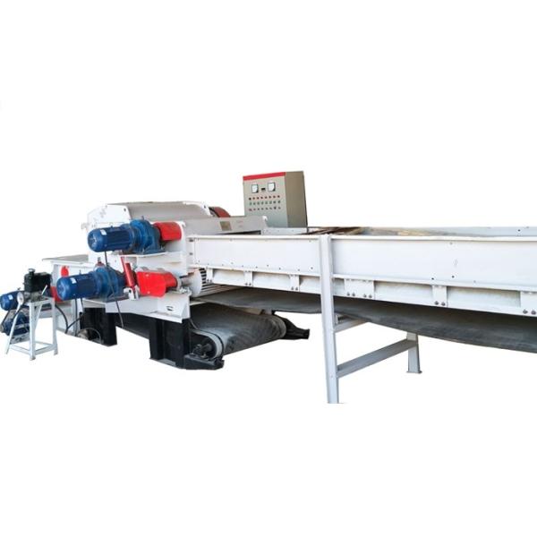 55KW Industrial Drum Wood Chipper GX216 30mm Wood Chips Making Machine