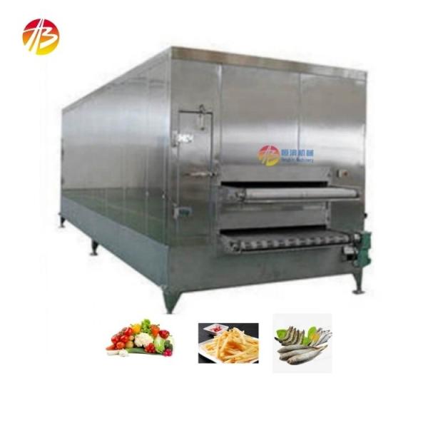 Industrial Spiral Quick Freeze Machine for Fruit Vegetable Seafood Shrimp 13800*3200*2500mm