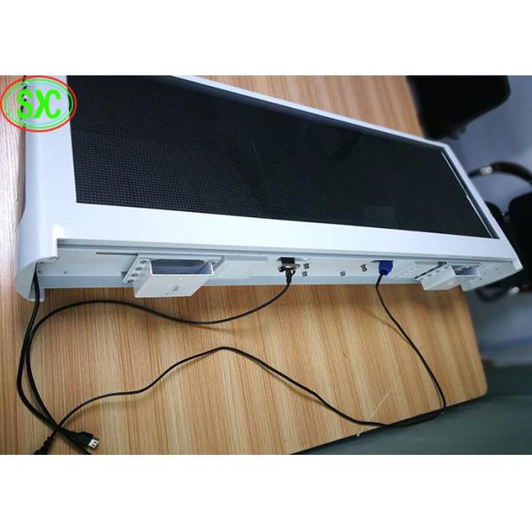 Дисплей такси полного цвета приведенный верхней частью, знаки рекламы Алиминум крыши такси П6