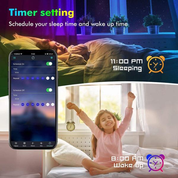 USB светодиодные световые ленты интеллектуальный пульт Bluetooth музыка 5050 световой ленты набор