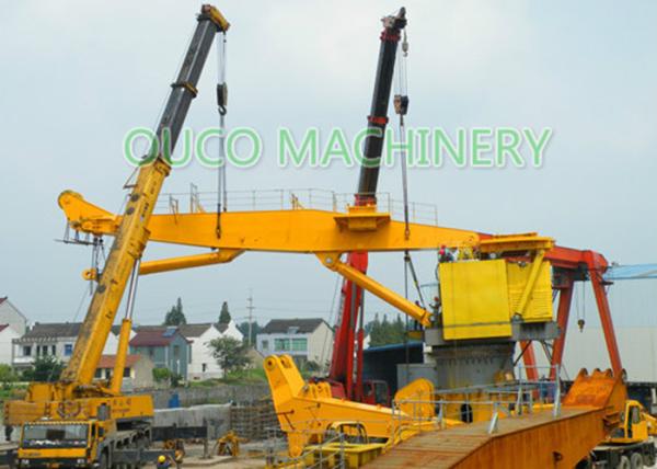 100 Ton Offshore Knuckle Boom Crane With Heavy Lifting ABS Hydraulic System