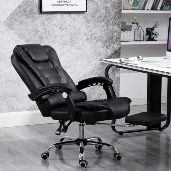 Luxury Swivel Ceo Boss Leather Computer Desk Chair Pu Ergonomic Office