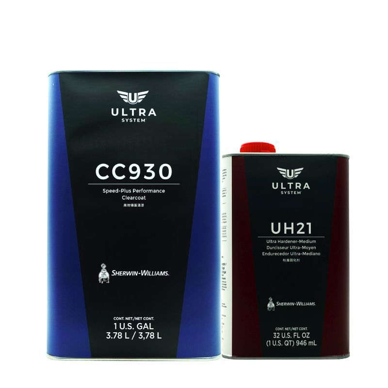 Sherwin-Williams Ultra System CC930 High Gloss Automotive Clear Coat with UH21 Ultra Hardener