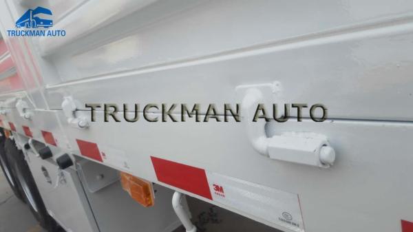 20 Feet Flatbed Full Trailer Truck Common Stuff Function 30000kg Loading Weight