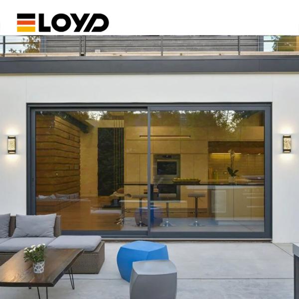 Frameless Glass Aluminum Sliding Door For Patios , Balconies