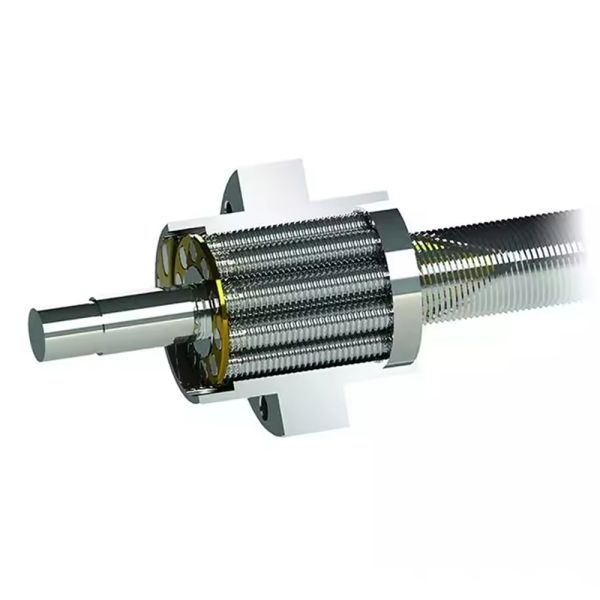 Custom Flange Nut Planetary Gear Ball Screw with Rolled Thread Bearing Steel and Customized Length