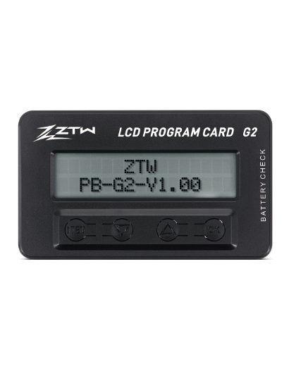 Multifunctional ZTW LCD Program Card G2 ZTW ESC Programming Card