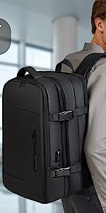 Large Travel Backpack Women, Carry On Backpack,Hiking Backpack Waterproof Outdoor Sports Rucksack Casual Daypack Fit