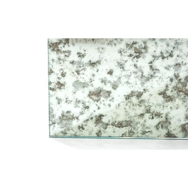 Chinese Luxury Antique Mirror Glass Mosaic Tile Sheet in Silver Grey for Wall Decor