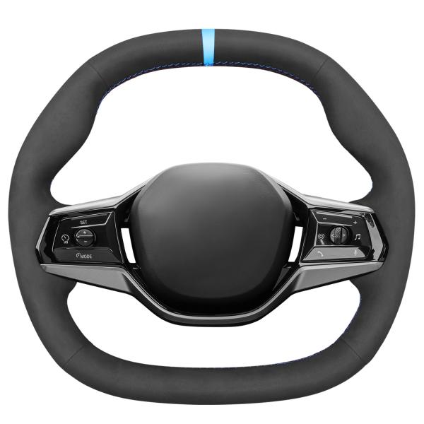 Customized Hand Stitching Steering Wheel Cover for BMW 5 Series i5 G60 G61 2023 2024