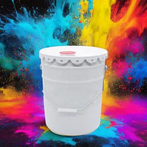 Emballage de peinture métallique à graines de fer avec couvercle pour une utilisation en extérieur