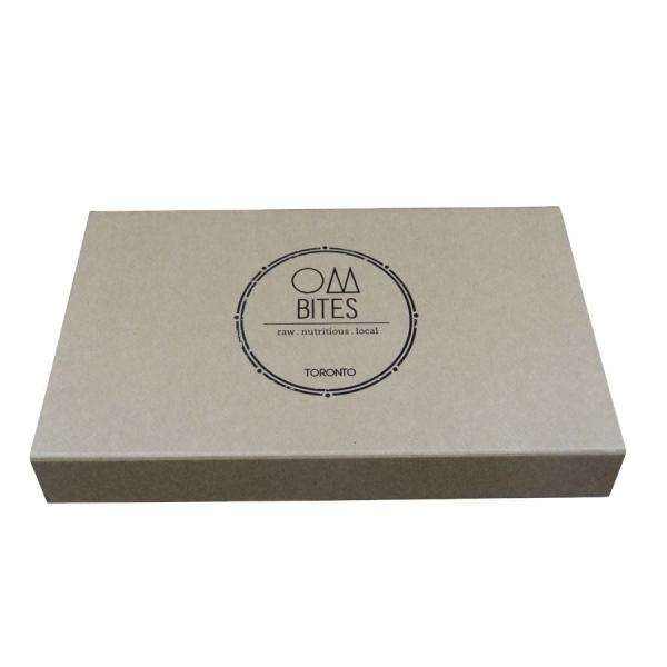 Kraft Paper Cookie Box Packaging With Cushion Pads For Divider Insert Chocolate