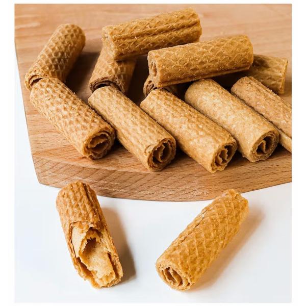 Wholesale Chinese Sweet Cookies Crispy Biscuits Egg Rolls Buscuits Cookies