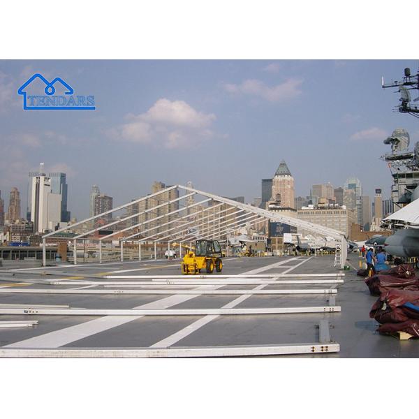 10x15m Heavy Duty Marquee Tent Reinforced Alloy Clear Span 850g/m² Heavy Fabric for Commercial Events