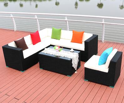 Hot Patio sofa sets design Outdoor garden PE Rattan wicker Furniture