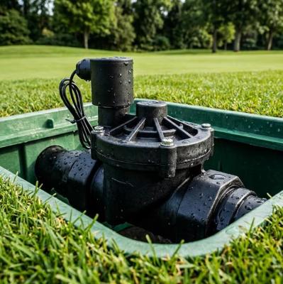 4 Inch Nylon Reinforced Solenoid Valve High Flow Water Pressure Reducing Control Valve ISO9001 Certified for Golf Course