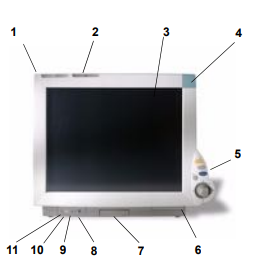 El monitor paciente de PHiliph IntelliVue MP60 M8005A parte el equipamiento médico para la clínica del hospital