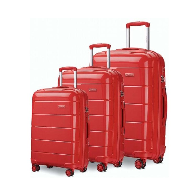 Luxury Polypropylene Luggage Bags Zipper Closure Vintage Tsa Lock Suitcase 20in