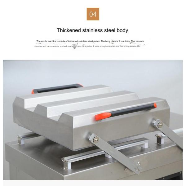 Textiles Thermoforming Vacuum Packing Machine 0.63CBM 500mm Seal Length with Design