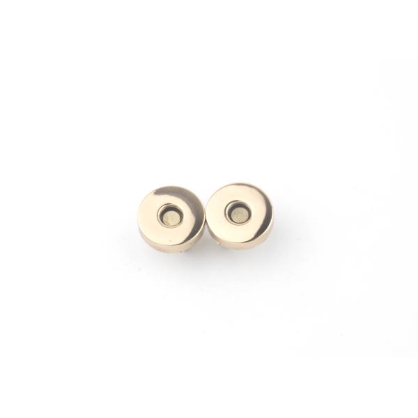 Metal Bag Magnetic Button Brass Material 14mm Diameter K2279 Magnetic Handbag Fasteners