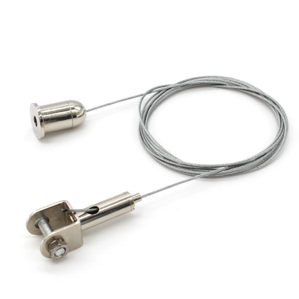 Adjustable Cable Gripper Cable Suspension Kits Silver Light Suspension Kits For Hanging System