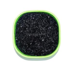 Premium Sodium Humate Flakes with 60% Humic Acid Content, 100% Water Soluble and Glossy Black Flakes for Agriculture