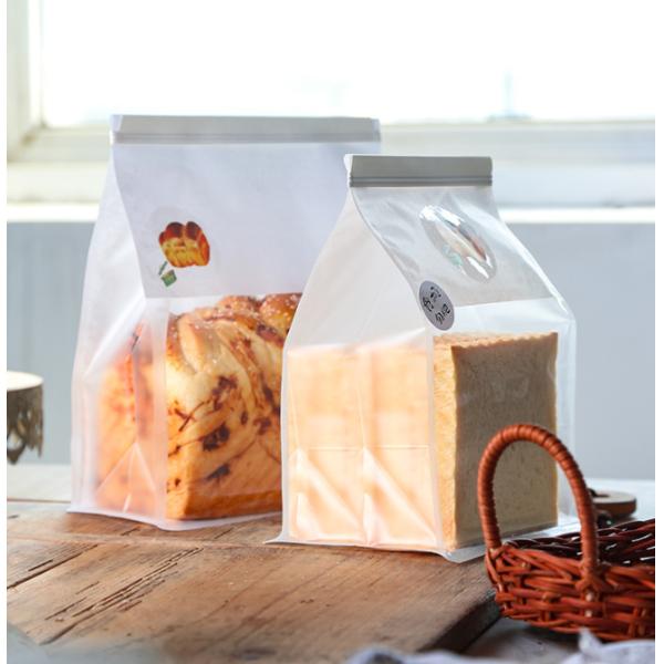 Белая упаковка хлеба 200-280microns Брауна устойчивая бумажная с ясным средним окном