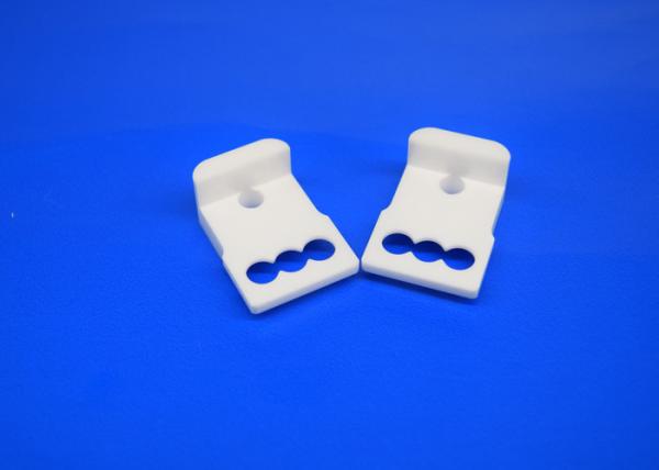 Machinable Zirconia Ceramic Engine Block , Custom White Ceramic Insulators