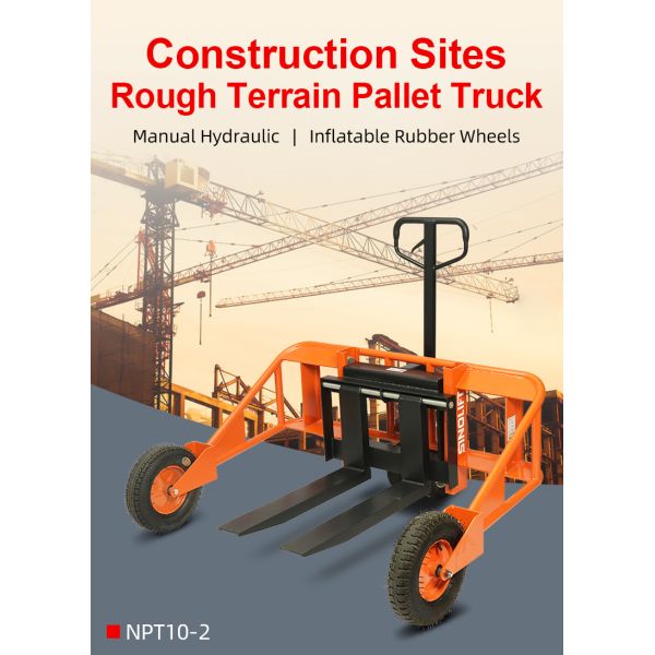 SINOLIFT NPT Serise Capacity Load 1000Kg Rough Terrain Pallet Truck