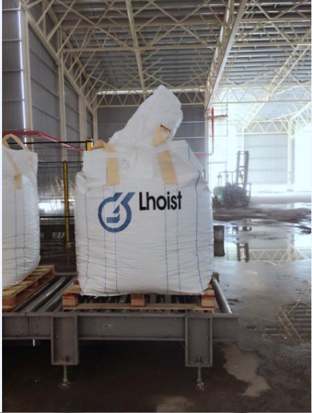 1000KG Jumbo Bulk Bags Metal Powder Packaging Bags With 4 Loops Cross Corner