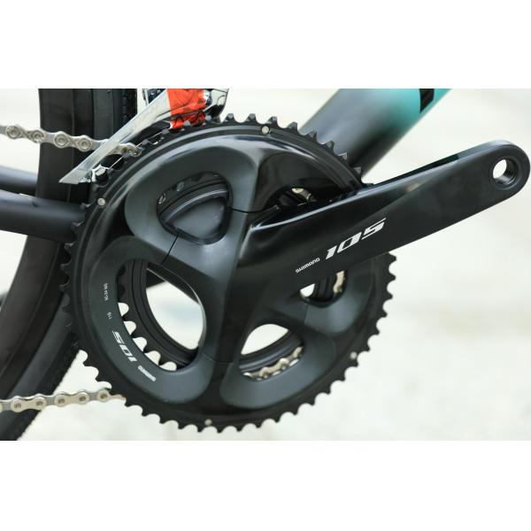 700C 22 скорость Алюминиевая сплав ремня Гравий Углеродный велосипед Дорожный велосипед с шириной шины 700C * 25c