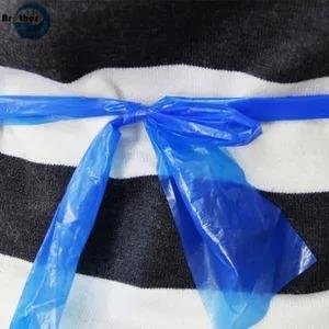 Factory Roll 70X110cm Blue Protect Safety Apron Disposable Anti-Bacterial Plastic Apron Without Sleeve